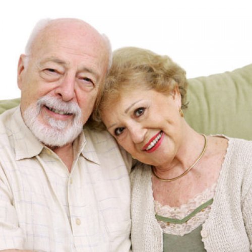 elderly couple