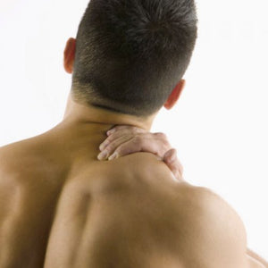 back of muscular man